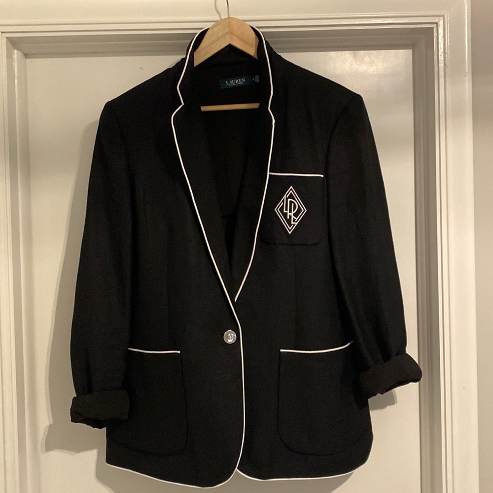 Black & white blazer